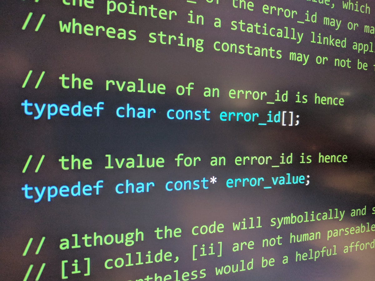 Code on a computer screen — programming logic made visible, representing AI model transparency
